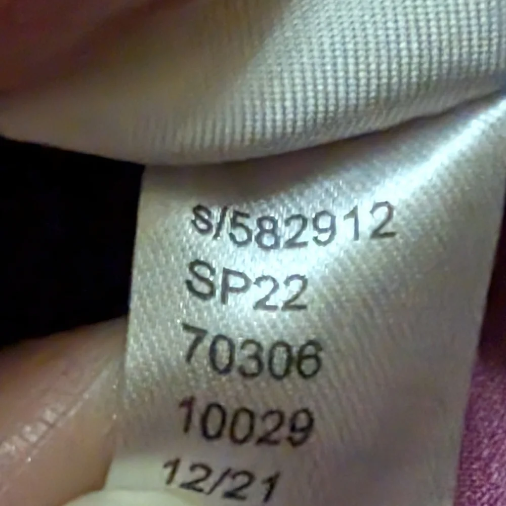 Ann Taylor Factory Plaid Flutter Sleeve Flare Dress | Large | Blue Purple - Picture 8 of 10